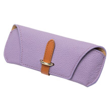 Leather Glasses Case with Protective Pockets