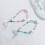 Dolphin Pendant Bracelet Star Beaded Adjustable Chain 4