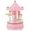 Mini Carousel Circus Cake Topper Pink 1 Pack 1