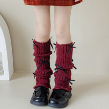 Lolita Sock Leg Warmers Knitted Over-the-Knee 1 Pair