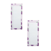 Magnetic Notepad for Fridge Fruit Design 2 Pack