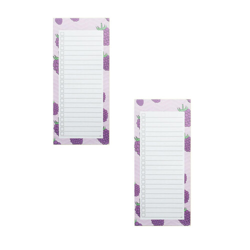 Magnetic Notepad for Fridge Fruit Design 2 Pack