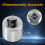 Penta Socket 3/8 Inch Drive 51/64 Inch 5-Point Impact Socket 4