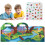 Waterproof Vehicle Sticker Book Foldable Portable for Ages 1