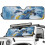 Foldable Windshield Sunshade for Jeep Wrangler JL/JLU 2