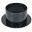 Straight Pipe Flange Ventilation Duct Connector ABS 100 125 6