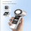 Portable Mini Fan with Digital Display Turbo Speed 100 1