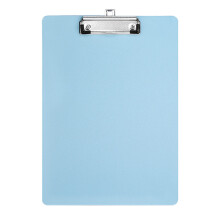 A4 Plastic Clipboard Colored Low-Profile Clip 1 Pack