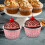 Cupcake Liners Grease-proof Paper 50 Pcs Pink 3