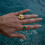 Flower Ring 18K Gold Plated One Piece 5