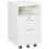 Lockable Two-Drawer Filing Cabinet, with Wheels - White 1