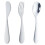 Kids Stainless Steel Cutlery Set Fork Spoon 3-Pc 1