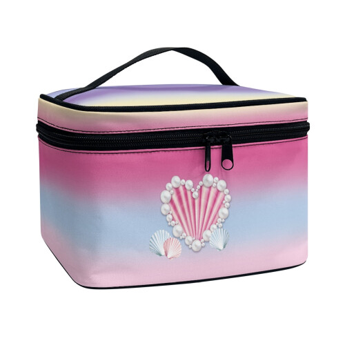 Makeup Bag Lightweight Travel Organizer with Brush Slots 1