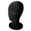 Black Foam Mannequin Head 10 Inch 4