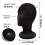 Black Foam Mannequin Head 10 Inch 3