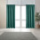 Blackout Kids Curtains for Boys Green Solid 63x52 Inch 1