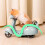 Scooter Toy with Light and Music Gray Interactive Rotating 6