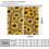 Leopard Print Curtains Brown Animal Texture 42x63 Inch 2 3