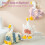 Fuzzy Swan Chenille Hand Towels with Hanging Loop 2 PCS 2