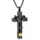 Cross Urn Necklace for Ashes with Birthstone Keepsake 1