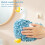 Fuzzy Swan Chenille Hand Towels with Hanging Loop 2 PCS 3