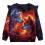Galaxy Flame Wolf Toddler Sweatshirt Round Neck Soft Long 5
