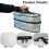 Snowflakes Polyester Travel Steamer Pouch Case Only 5