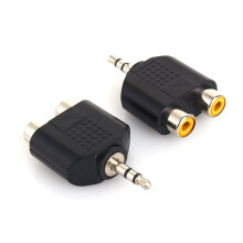 3.5mm Stereo Male to Dual Female Audio Splitter