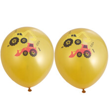 WHAMVOX Excavator Latex Balloons Golden 10pcs 12 inch