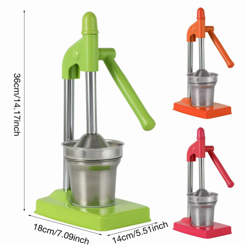 Cold Press Juicer Stainless Steel Manual Countertop 2