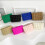 Quilted Makeup Bag for Women Solid Color Large Capacity 2