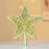 Christmas Tree Topper Hollow Star 17x15cm Shatterproof 6