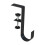 Heavy-Duty Adjustable Brick and Mantel Hanger Double Hook 1