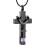 Cross Urn Necklace for Ashes with Birthstone Keepsake 1