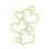 Heart-Shaped Acrylic Cake Topper for Wedding Anniversary 1