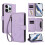 Magnetic Flip Stand Case for iPhone 16 Pro Max Light Purple 1