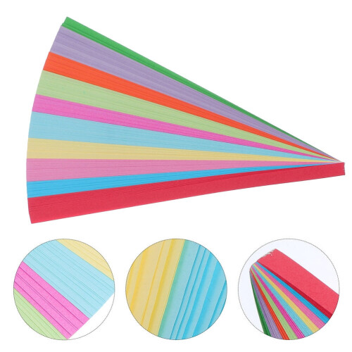 Star Pattern Craft Paper Strips 1500 pcs