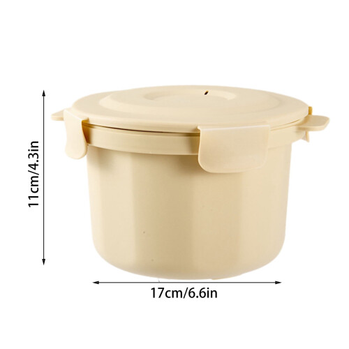 Portable Rice Cooker Microwave Oven Safe High Temp Resistant 2
