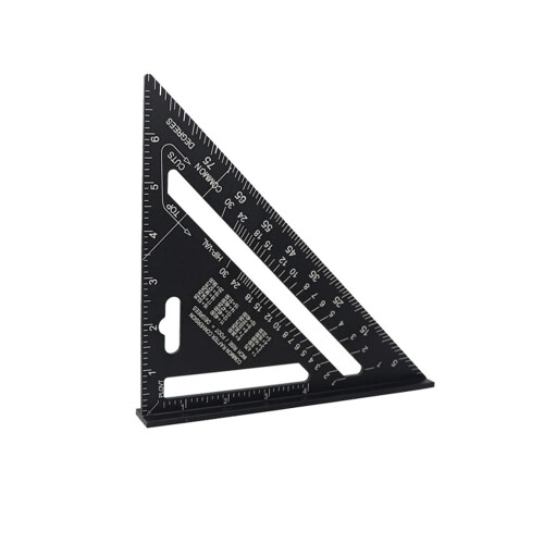 Triangle Ruler Aluminium Alloy 7 Inch Carpenter Square