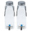 Pet Water Feeder for Rabbit Silver 1 Set 1