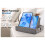 Tablet Pillow Stand with Storage Foldable for  Holder for Bed & Lap and Desk Angle Adjustable Soft Pad Dock 3