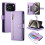 Purple leather wallet case for iPhone 17 Pro 6.3 inch 1