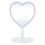 Heart-Shaped LED Makeup Mirror 1 Piece 1