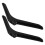 TV Stand Legs Black PP Stable Antislip for Smart TVs 6