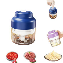 Mini Garlic Chopper Rechargeable 350ml Electric Food