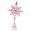 Christmas tree top star gold octagon small pink bauble 4