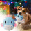 Active Moving Plush Pet Toy Squeaky Rechargeable Washable 4