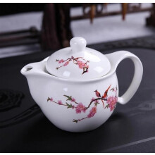 Porcelain Tea Pot with Belt Filter for Kung Fu Tea
