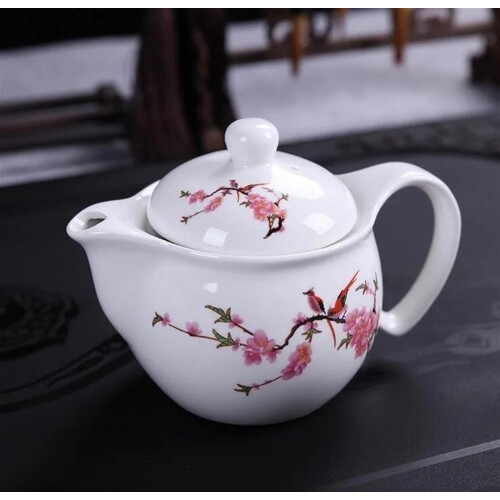 Porcelain Tea Pot with Belt Filter for Kung Fu Tea