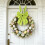 Easter Bunny Ear Bow Decor Green Fabric 15.74 Inch 4